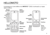 Motorola MOTORIZR Z8 Instrucciones de operación