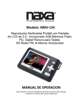 Naxa NMV-154 Manual de usuario