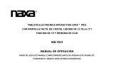 Naxa NID-7013 Manual de usuario