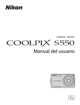 Nikon Coolpix S550 Manual de usuario