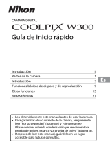 Nikon COOLPIX W300 Guía de inicio rápido