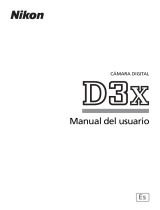 Nikon D3 X Manual de usuario
