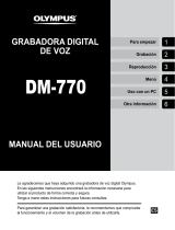 Olympus DM 770 Manual de usuario