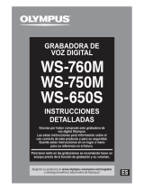 Olympus WS-760M Instrucciones de operación