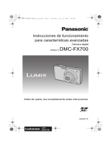 Panasonic DMC-FX700 Instrucciones de operación