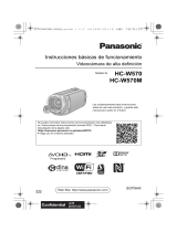 Manual de Usuario Panasonic HC W570M El manual del propietario