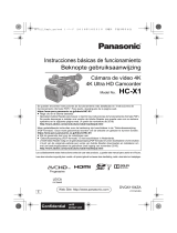 Panasonic HC X1 Guía de inicio rápido