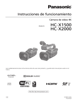Panasonic HC-X1500 Instrucciones de operación