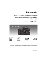 Panasonic DMC-G3 Instrucciones de operación