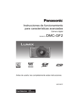 Panasonic DMCGF2 - DIGITAL CAMERA-ADV FEATURES Manual de usuario