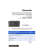 Panasonic DMC-GX85 Instrucciones de operación