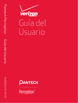 Pantech Perception Verizon Wireless Guía del usuario