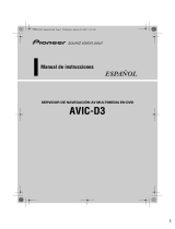 Pioneer AVIC-D3 Manual de usuario