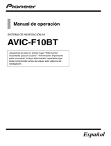 Pioneer AVIC F10 BT Manual de usuario
