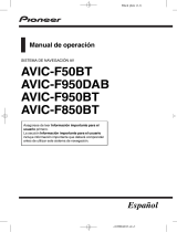 Pioneer AVIC-F50BT Manual de usuario