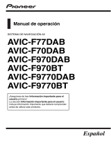 Pioneer AVIC F970 BT Manual de usuario