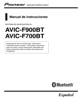 Pioneer AVIC F700 BT Manual de usuario