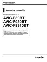 Pioneer AVIC-F930BT Manual de usuario