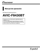 Pioneer AVIC F8430 BT Manual de usuario