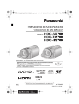 Panasonic HDC-TM700 El manual del propietario