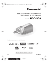 Panasonic HDC SD9 Manual de usuario