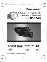 Panasonic HDC SX5 Instrucciones de operación