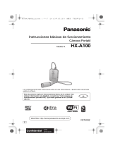 Panasonic HX A100 Guía de inicio rápido
