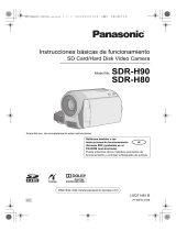 Panasonic SDR H90 Guía de inicio rápido