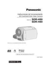 Panasonic SDR H90 Instrucciones de operación