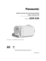 Panasonic SDR S26 Instrucciones de operación