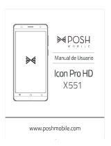 Posh Serie Icon Pro HD Manual de usuario