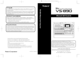 Roland VS-890 Manual de usuario
