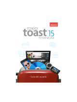 Roxio Toast Titanium 15 El manual del propietario