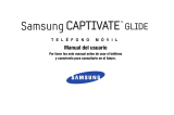 Samsung AT&T Captivate Glide Manual de usuario