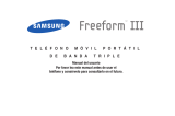 Samsung Freeform III Metro PCS Manual de usuario