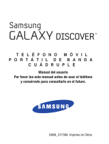 Samsung Galaxy Discover Tracfone Manual de usuario