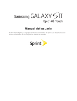 Samsung Galaxy S II Epic 4G Touch Sprint Manual de usuario