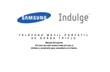 Samsung Indulge Cricket Wireless Manual de usuario