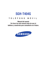Samsung SGH-T404G Tracfone Manual de usuario