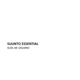 Suunto Essential Guía del usuario