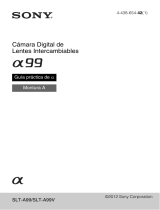 Sony Série SLT-A99V Guía del usuario