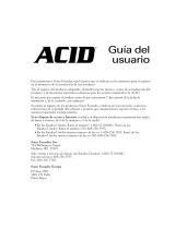 Sony Acid Acid Music Studio 2.0 Guía del usuario