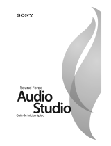 Sony Sound Sound Forge Audio Studio 9.0 Guía de inicio rápido