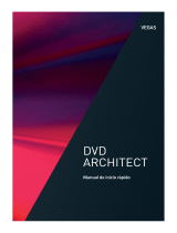 Sony Vegas DVD Architect Guía de inicio rápido