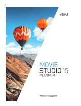 Sony Vegas Vegas Movie Studio 15.0 Platinum El manual del propietario