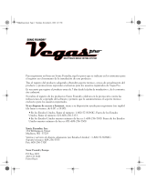 Sony Vegas Vegas Pro 1.0 Instrucciones de operación