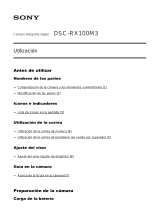 Sony Cyber Shot DSC-RX100 M3 Manual de usuario