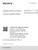 Sony Série Cyber Shot DSC-RX100 M6 Manual de usuario