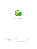 Sony Xperia mini pro Manual de usuario