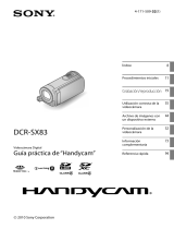 Sony DCR-SX83 Guía del usuario